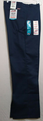 Dickies Work Pant Relaxed Fit Flex Straight Leg Mens 36W 34L Navy Blue New