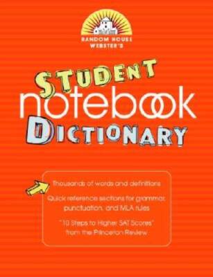 Random House Websters Student Notebook Dictionary, Second Edition - ACCEPTABLE