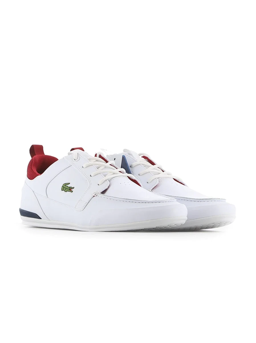 Lacoste White Navy Red Marina 119 Shoe eBay