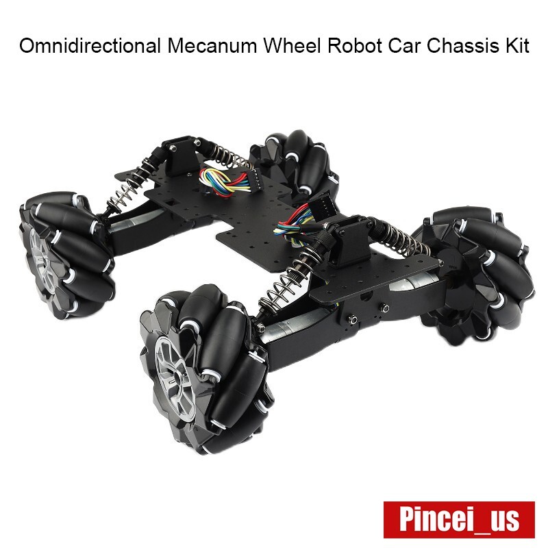 Omnidirectional Mecanum Wheel Robot Car Chassis Kit for Arduino Unassembled kit