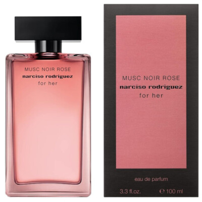 MUSC NOIR ROSE FOR HER NARCISO RODRIGUEZ-EDP-SPR-3.3 OZ-100 ML-AUTHENTIC-FRANCE