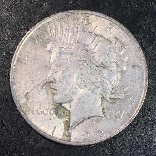 1922 Peace Silver Dollar - High Quality Scans #Q022