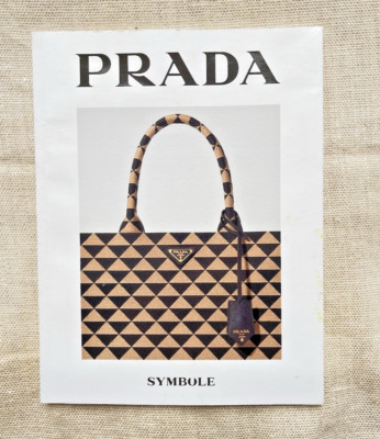 Prada Milano Symbole Purse 2022 Fashion Catalog Book
