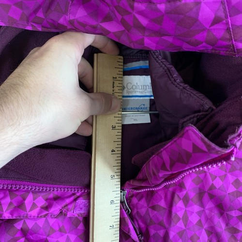 Columbia Youth Winter Jacket 2 In 1 XL Interchange Pink Magenta Puffer Liner - Picture 4 of 20