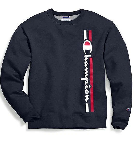 Champion vertical logo sweatshirt 2025