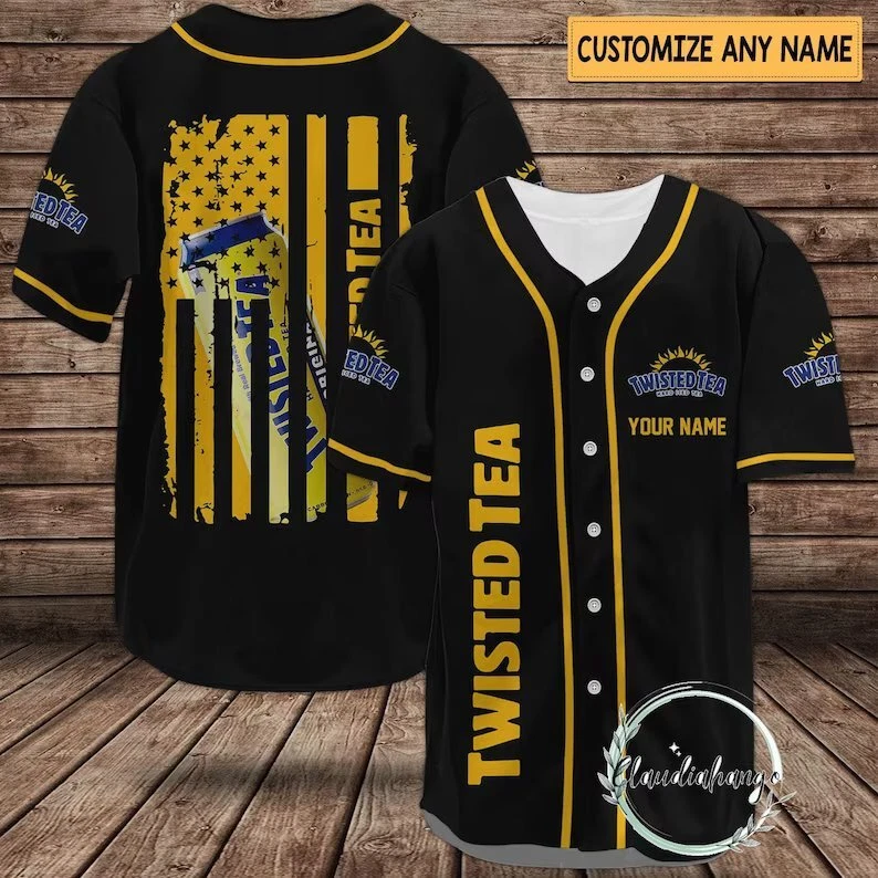 Personalized Twisted Tea Jersey Shirt, Twisted Tea Shirt, Baseball Uniform