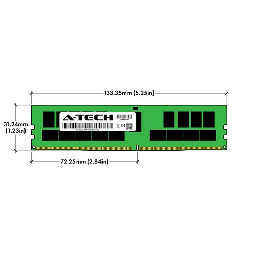 128GB 8x 16GB PC4-2666 RDIMM Supermicro 1029U-E1CRTP 2029U-TR25M Memory RAM - Picture 3 of 4
