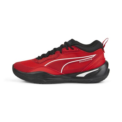 Puma Playmaker Pro Men's Basketball Sneakers - Black/Red - Size: 7.5