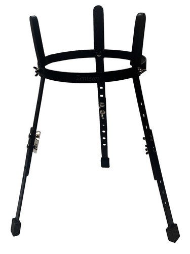Double Conga Stand for 10 & 11" Congas Tumba Quinto Heavy Duty Adjustable Height - Picture 6 of 6