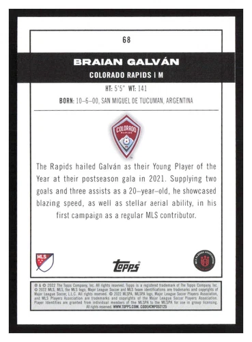 2022 Topps MLS #1-200 Base cards Pick Your Card(s) Complete Your Set - Picture 125 of 347