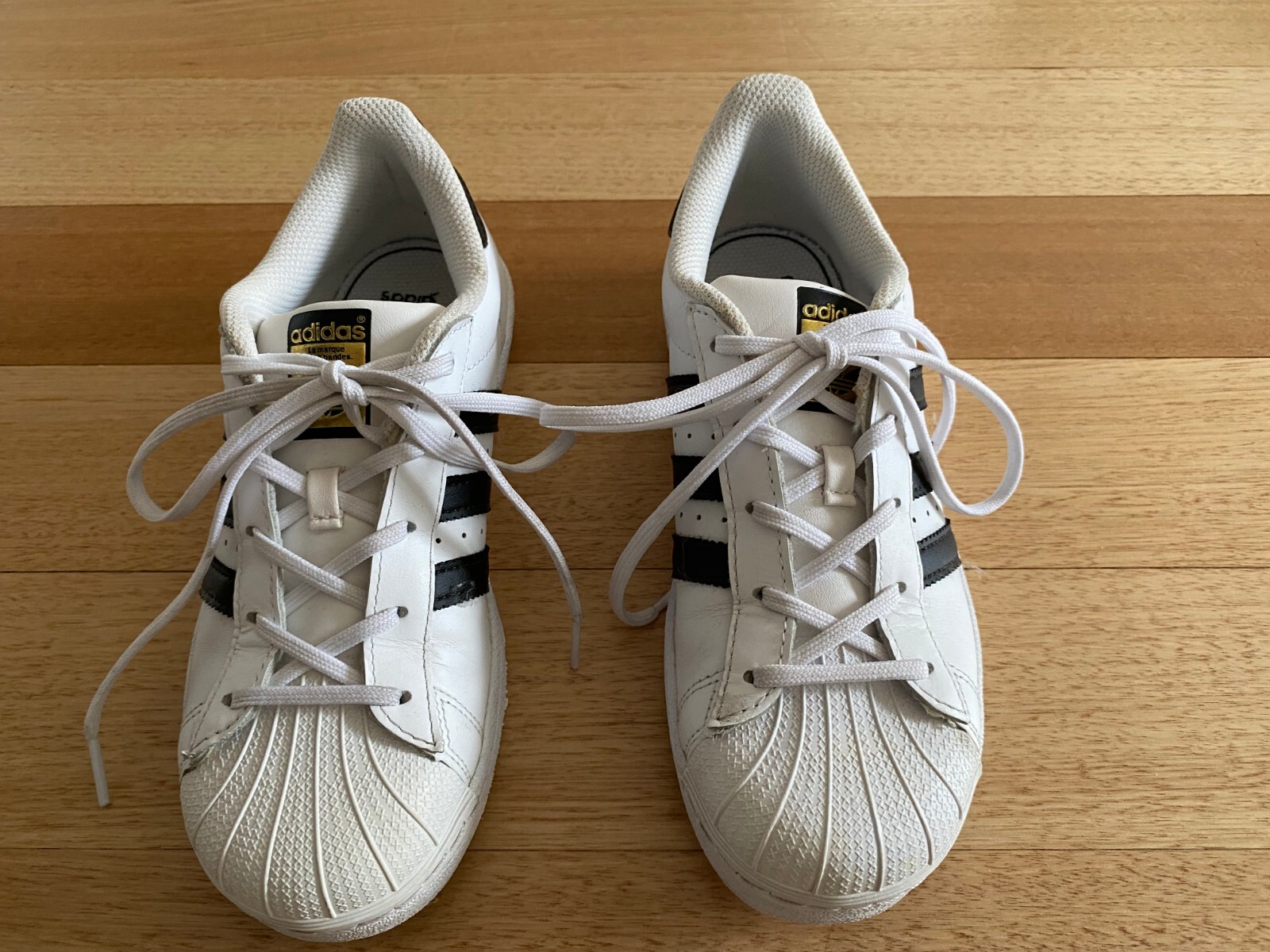 ADIDAS SUPERSTAR ORTHOLITE BOYS RUNNERS – US 3 ADIDAS SUPERSTAR ORTHOLITE BOYS RUNNERS – US 3