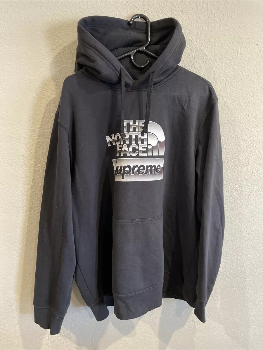 Supreme New York The North Face Chrome Sweatshirt Black XL