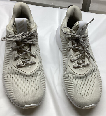 adidas AlphaBounce Em Chalk White Running  BW1196 Size 8.5