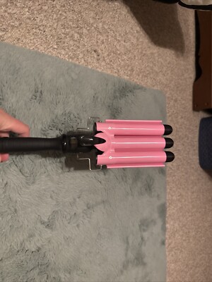 Trademark Beauty Three Barrel Hair Waver, Curling Iron, 1.25 Inch, Beach Wave...