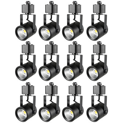 VEVOR 12 Pack LED Track Lighting Heads Dimmable H Type Fixtures 6.5W 3000K 470lm