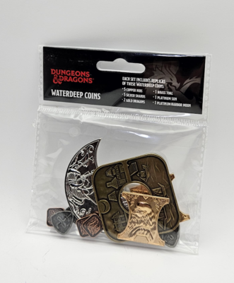 Ultra Pro Dungeons & Dragons - Waterdeep Coins - Set of 15 Replica