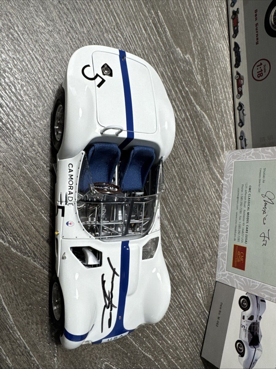 1:18 CMC M-062 Maserati TIPO 61 BIRDCAGE 1960 #5 signed Ltd 1:18 CMC M-062 Maserati TIPO 61 BIRDCAGE 1960 #5 signed Ltd