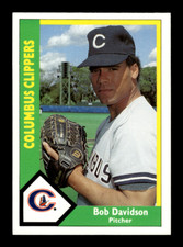1990 CMC # 26 Bob Davidson Card (ML) Columbus Clippers New York Yankees