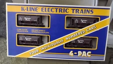 K-line O O27 Ore Car Set With Load Southern Pacific Four Pack K6713A