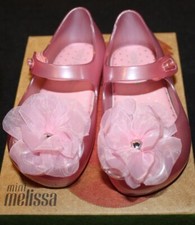 New girls MINI MELISSA Ultragirl Chic pink shoes Size 7