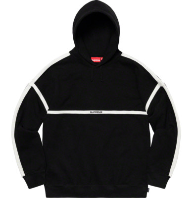 【 最終値下‼️】Supreme Hooded Warm Up Pullover Supreme Warm Up Hooded Sweatshirt SS24 Black Men's - SS24 - US