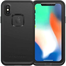 Lifeproof FRم Series Waterproof Case with Cleaning Cloth for iPhone X - B -