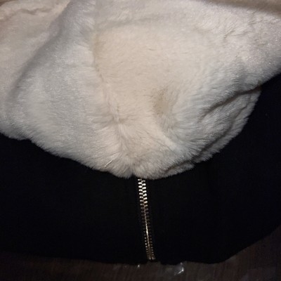 Supreme Faux Fur Lined Zip Up Hooded Sweatshirt -XXL