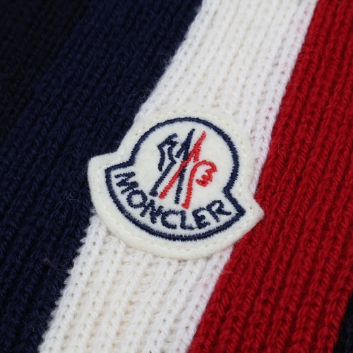 MONCLER E20910002600 02292 SCIARPA Stripe Scarf Navy - Picture 4 of 10