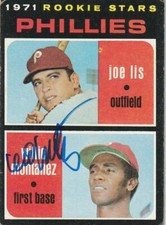 WILLIE MONTANEZ PHILADELPHIA PHILLIES SIGNED 1971 TOPPS CARD #138