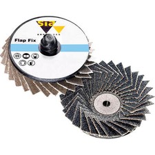 Image of Sia 2824 Siamet Flapfix Quick Change Abrasives Discs 50mm 40g Pack of 1