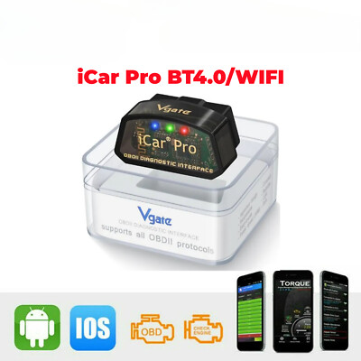 OBD2 Scanner For IOS/Android Bluetooth 4.0ElM 327Car Diagnostic Tool Code Reader