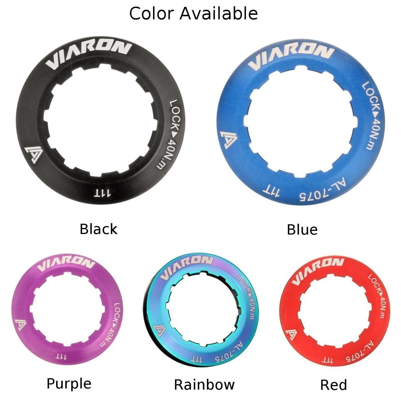 Premium Aluminum Alloy Bike Freewheel Lockring MTB/Road Cycling