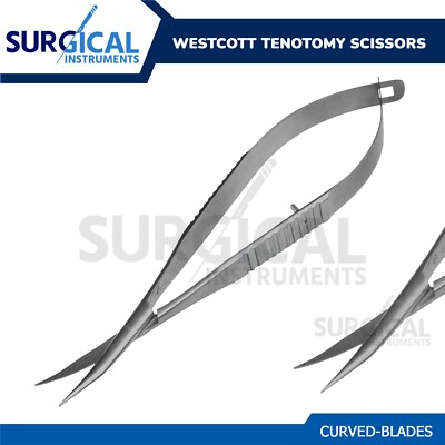 Westcott Tenotomy Scissors Eye Surgical Instruments Stainless German Grade