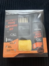SOPAMI Eco-Friendly Foam Shoe Cleaning Kit w/ Cleaner, Brushes, Sponge, Cloth