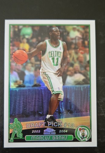 2003 Topps Chrome Marcus Banks #123 card