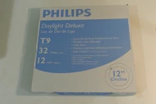 Fluorescent Tube Light Bulb 32-Watt 12 in. T9 Circline Linear Daylight Deluxe