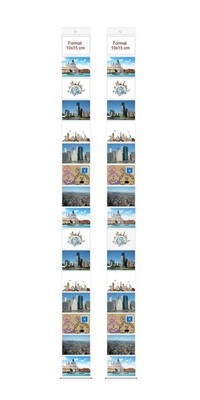 2 Fototaschen je 16 Fotos Querformat 10x15 cm Fotohalter Fotovorhang Bilderwand