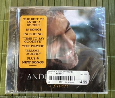 The Best of Andre Bocelli - Vivere (CD, 2007) Sugar S.r.l, Almud Sealed