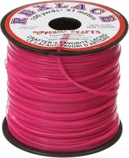 Pepperell Rexlace Plastic Lacing .0938" X100Yd, Neon Magenta