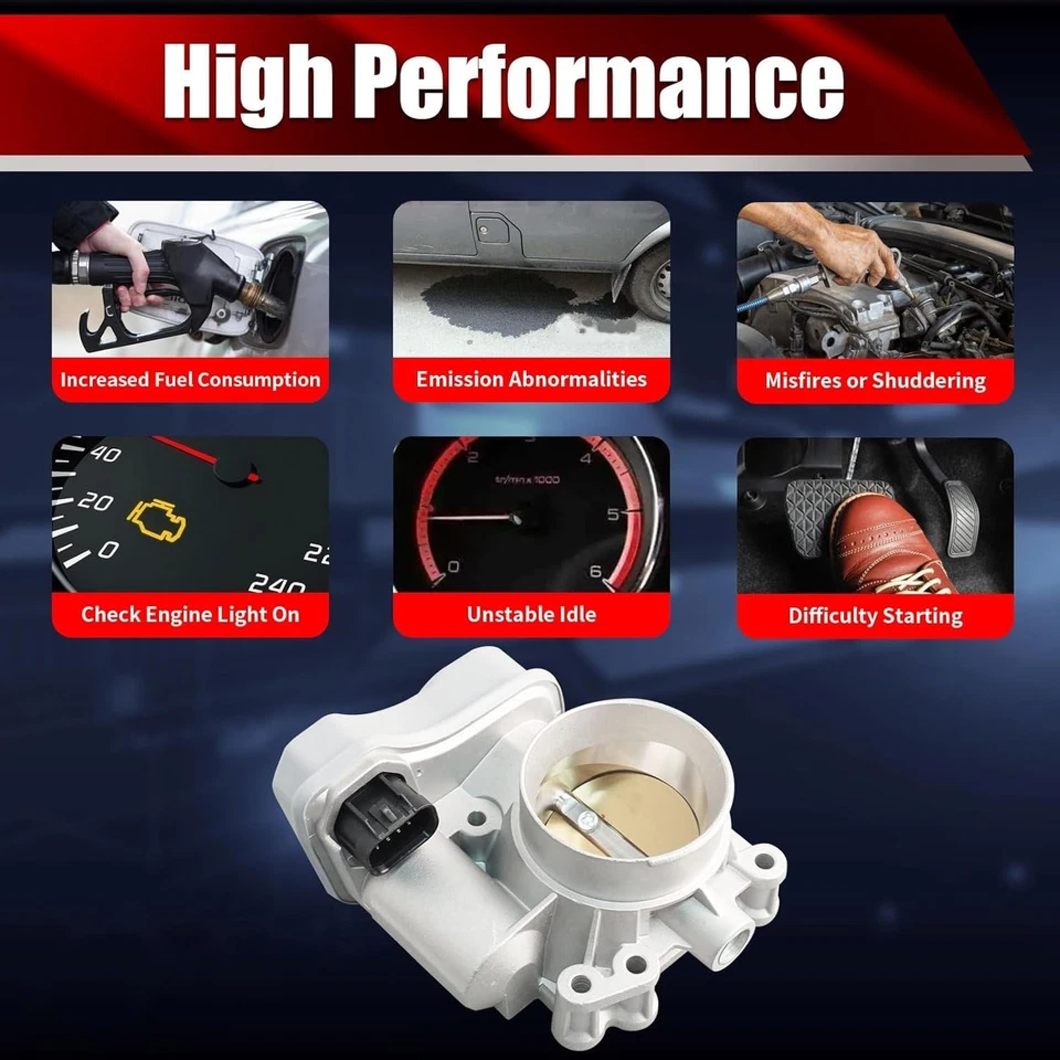 Carrocería del acelerador para Chevrolet Malibu 2004 2005 2006 2002-2007 Saturn Vue S20098 Foto 4 de 4