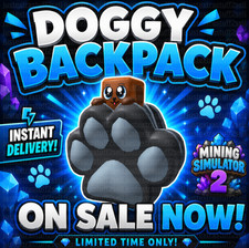 Mochila para perros Roblox - Simulador de minería 2 - [GLOBAL | TODAS LAS PLATAFORMAS]