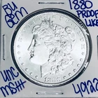 1880 BU UNCIRCULATED MORGAN SILVER DOLLAR AUTHENTIC U.S. MINT FREE SHIPPING 4922