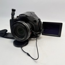 Canon PowerShot SX30 IS 14.1MP Digital Camera Bundle 3 Batteries New SD - Black
