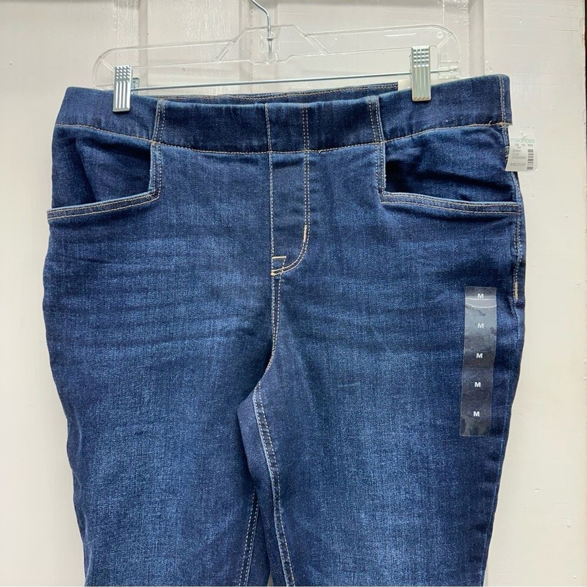 NWT Maurices ankle jegging denim skinny jeans high rise stretch women's medium View 3