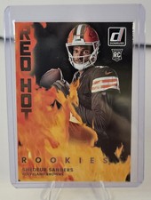 ​2025 Donruss Shedeur Sanders RED HOT ROOKIES RC #RHR-SDS Cleveland Browns