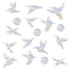 54 Pieces Birds Static Window Clings Anti Collision Window Decals for Bird St...
