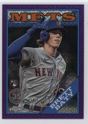 2023 Topps Update Purple Refractor /75 Brett Baty #T88CU-45 Rookie RC 1t6i