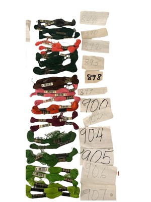 BRAND NEW  DMC Floss Colors Between 844-907 32 packs 