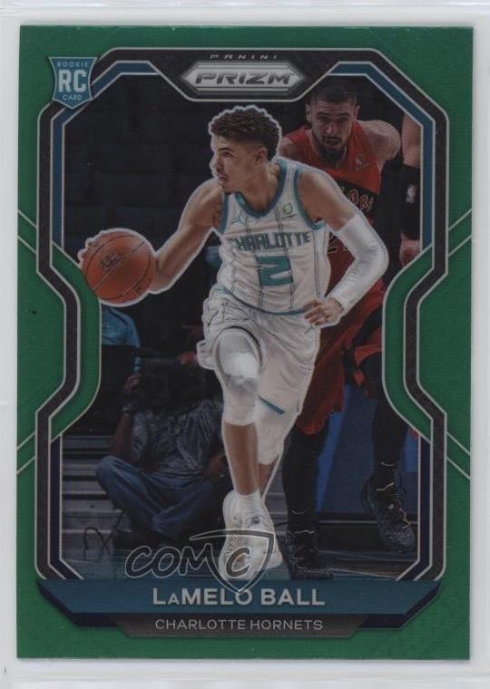 2020-21 Panini Prizm Green Prizm Lamelo Ball #278 1bi0