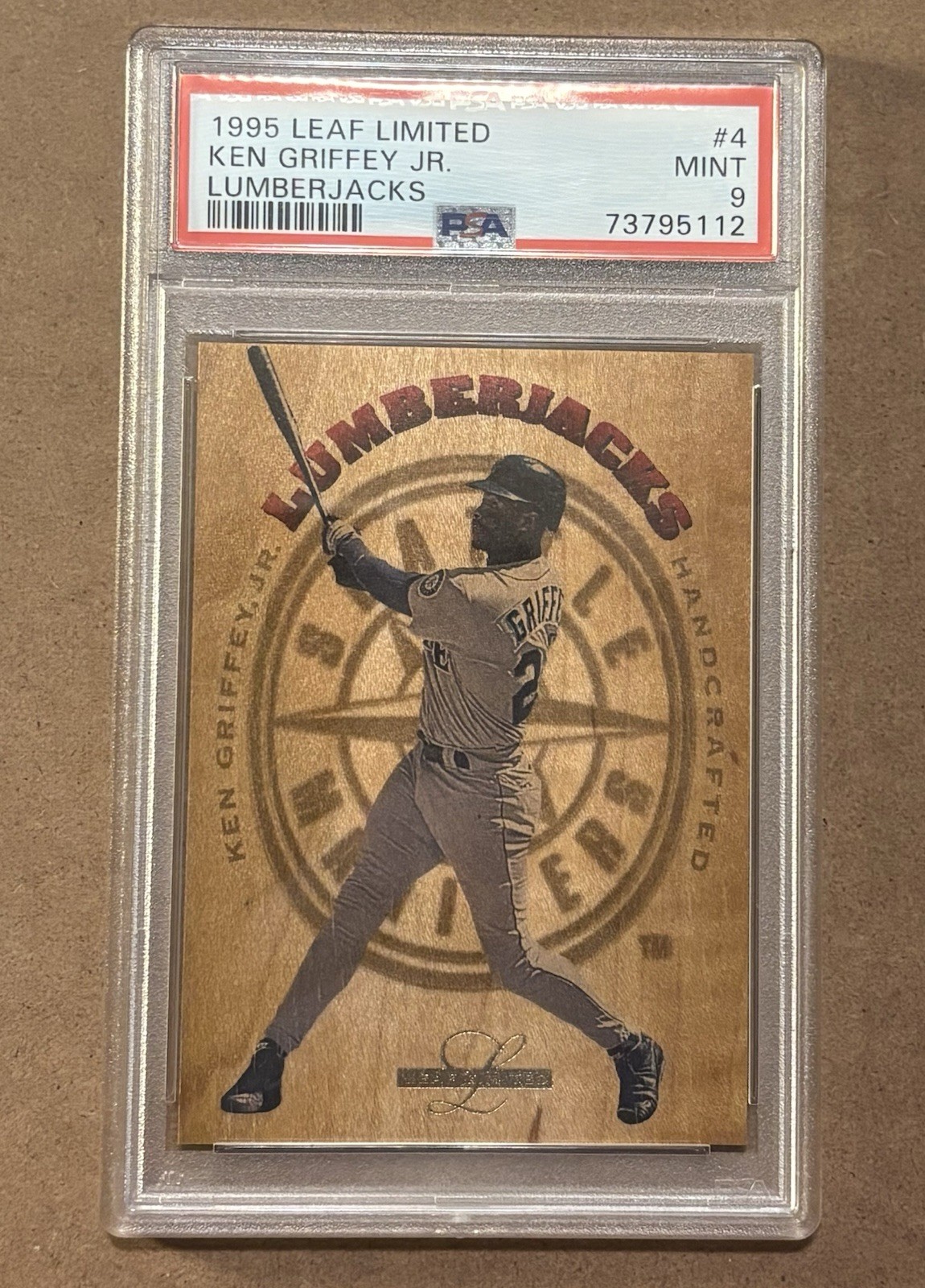 1995 Leaf Limited - Lumberjacks Ken Griffey Jr #4 /5000 PSA 9